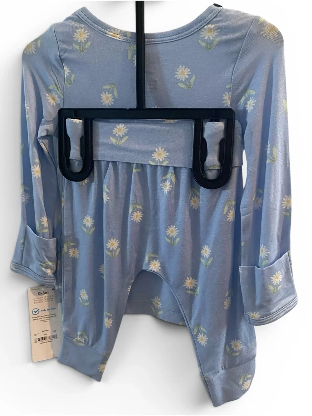 Carter's Sky Blue Girl’s Daisy Pajama Set